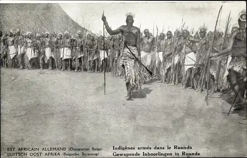 Ak Deutsch Ostafrika Ruanda, Indigenes armes