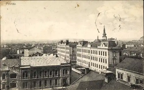 Ak Přerov Prerau Region Olmütz, Ortsansicht