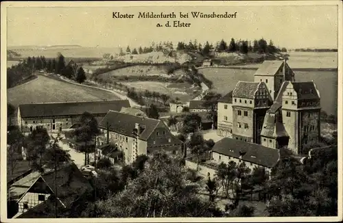Ak Mildenfurth Wünschendorf an der Elster, Kloster Mildenfurth