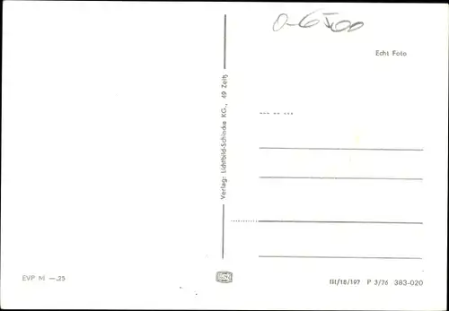 Ak Gera in Thüringen, Die Sorge, Straßenpartie