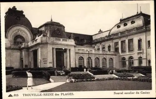 Ak Trouville Calvados, Nouvel escalier du Casino