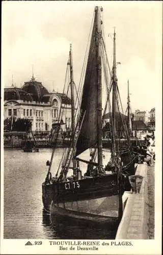 Ak Trouville Calvados, Bac de Deauville