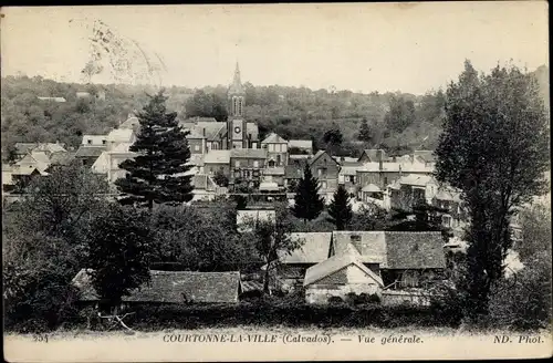 Ak Courtonne la Ville Calvados, Vue generale