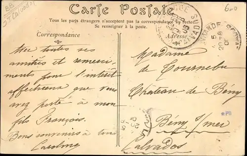 Ak Courtonne la Ville Calvados, Chateau de Besneray