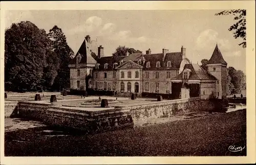 Ak Saint André d'Hébertot Calvados, Le Chateau