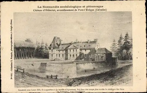 Künstler Ak Saint André d'Hébertot Calvados, Le Chateau