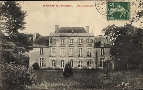Ak Saint Aignan de Cramesnil Calvados, L'Ancien Chateau