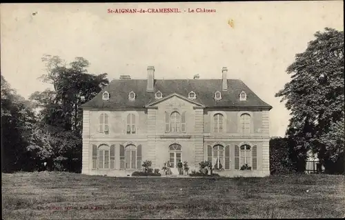 Ak Saint Aignan de Cramesnil Calvados, Le Chateau