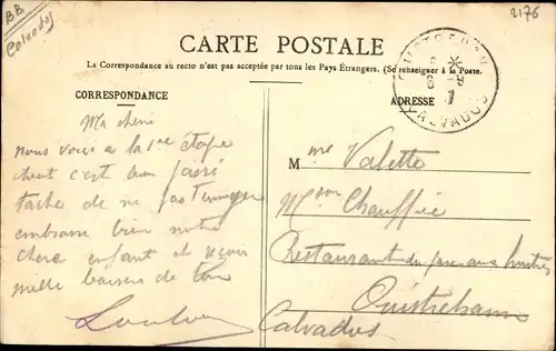 Ak Croissanville Calvados, Chateau de la Chapelle