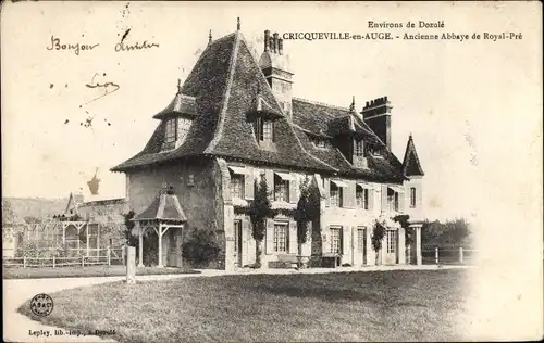 Ak Cricqueville en Auge Calvados, Ancienne Abbaye de Royal Pre