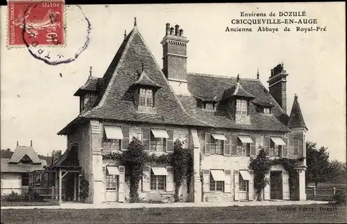 Ak Cricqueville en Auge Calvados, Ancienne Abbaye de Royal Pre