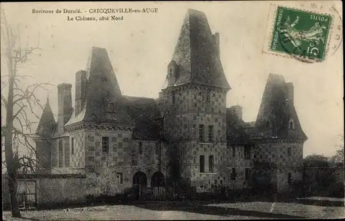 Ak Cricqueville en Auge Calvados, Le Chateau