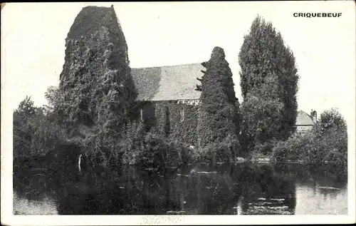 Ak Cricquebœuf Criqueboeuf Calvados, L'Eglise