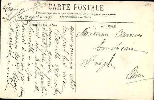 Ak Cricquebœuf Criqueboeuf Calvados, L'Eglise