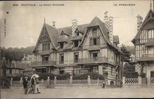 Ak Trouville Calvados, La Maison Normande