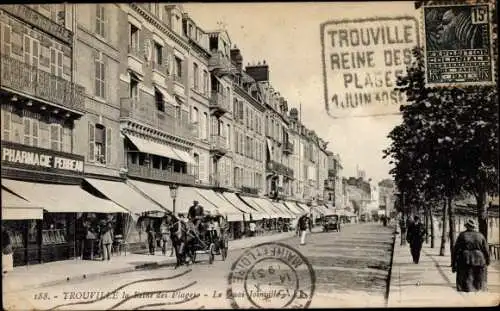 Ak Trouville Calvados, le Quai Joinville