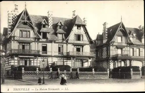 Ak Trouville Calvados, La Maison Normande