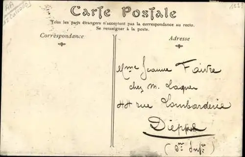 Ak Trouville Calvados, la digue et la Jetée-Promenade un jour de Tempête