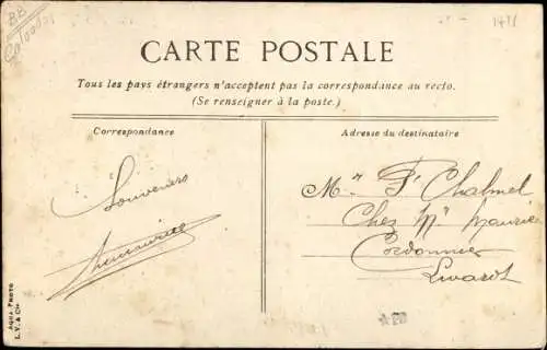 Ak Trouville Calvados, Postes et Télégraphes, Straßenpartie