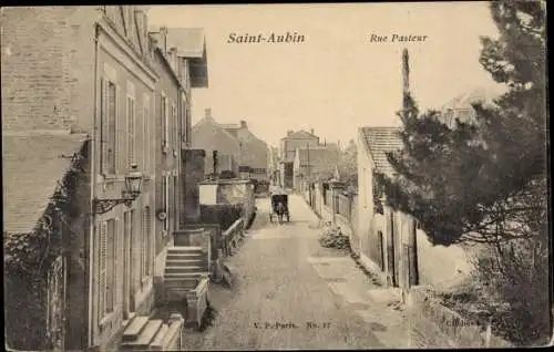 Ak Saint Aubin sur Mer Calvados, Rue Pasteur