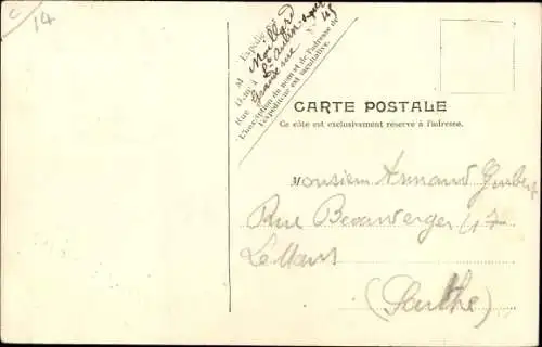 Ak Saint Aubin sur Mer Calvados, vue du Chalet Lumière