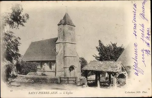 Ak Saint Pierre Azif Calvados, L'Église