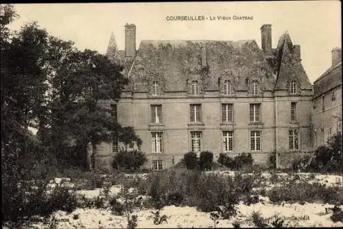 Ak Courseulles sur Mer Calvados, Le Vieux Chateau