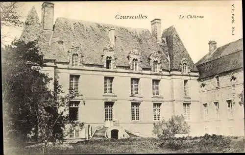 Ak Courseulles sur Mer Calvados, Le Chateau