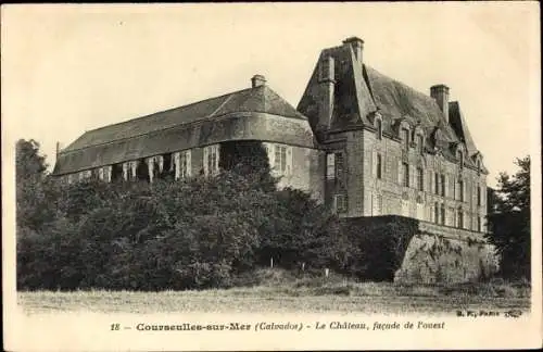 Ak Courseulles sur Mer Calvados, Le Chateau