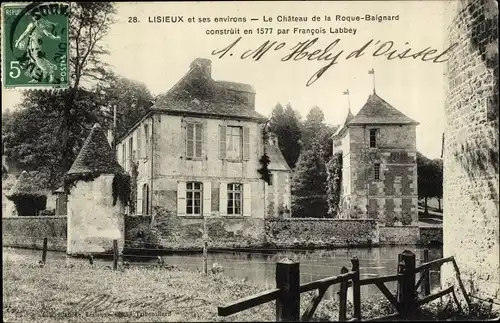 Ak La Roque Baignard Calvados, Le Chateau