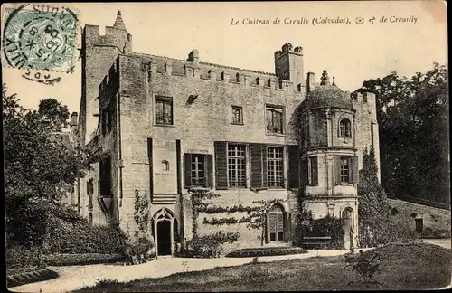 Ak Creully sur Seulles Calvados, Le Chateau