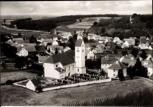 Ak Rottenegg Geisenfeld in der Hallertau Oberbayern, Gesamtansicht, Kirche