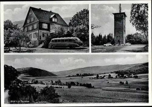 Ak Reblin Herscheid in Westfalen, Teilansichten, Kolbturm, Feldpartie, Gasthaus Weber