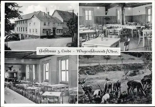 Ak Wagenschwend Limbach im Odenwald Baden, Gasthaus zur Linde