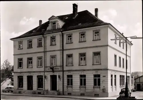 Ak Bad Wurzach in Oberschwaben, Hotel Rößle, Außenansicht