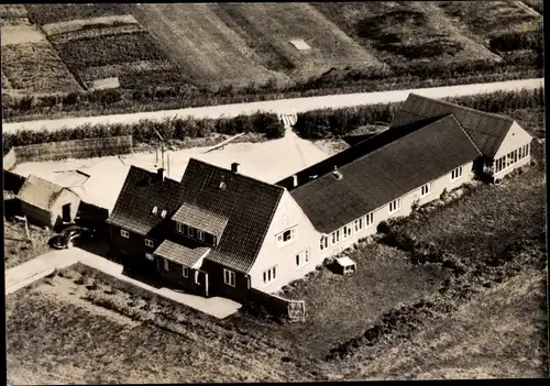 Ak Nordseebad Sankt Peter Ording, Kinder-Erholungsheim, Luftbild