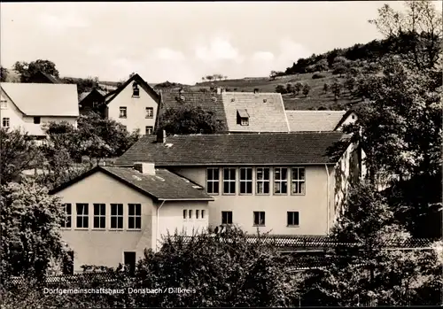 Ak Donsbach Dillenburg in Hessen, Dorfgemeinschaftshaus