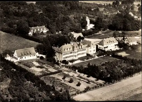 Ak Oettingen in Bayern, Kreiskrankenhaus, Luftbild