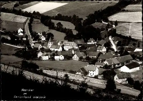 Foto Ak Neerdar in Waldeck Willingen Upland in Hessen, Totalansicht der Ortschaft