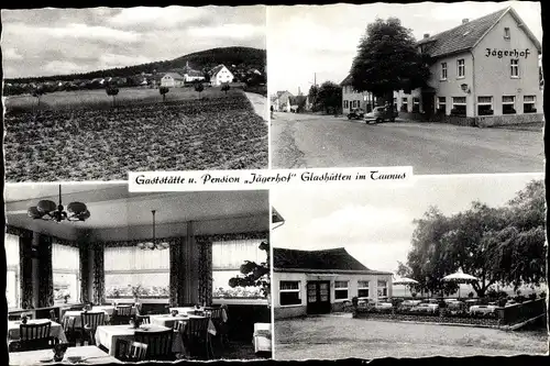 Ak Glashütten im Taunus Hessen, Gasthaus Jägerhof