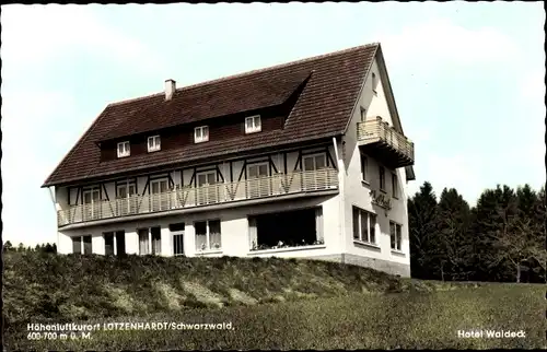 Ak Lützenhardt Waldachtal im Schwarzwald, Hotel Waldeck