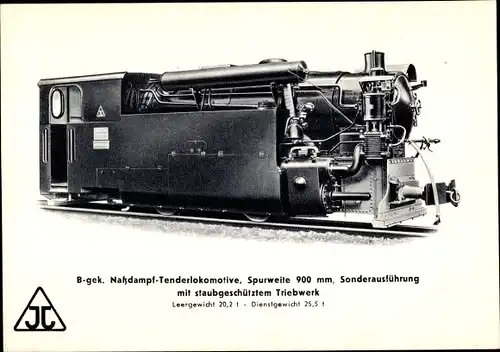 Ak Deutsche Eisenbahn, Nassdampf Tenderlokomotive, Arn. Jung GmbH