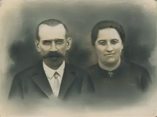 Foto Combalié, Henri, Tolouse, Portrait, Mann und Frau