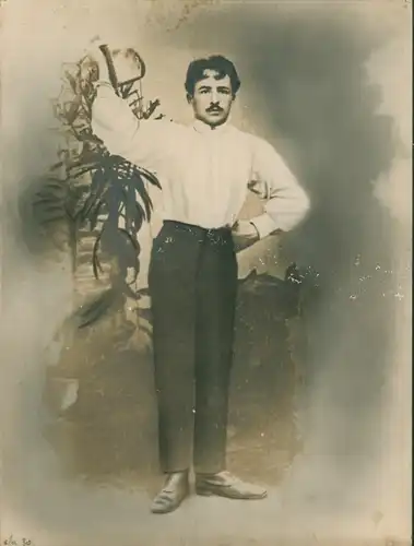 Foto Combalié, Henri, Tolouse, Portrait, Mann, Tänzer