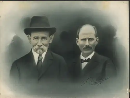 Foto Combalié, Henri, Tolouse, Portrait, zwei Männer