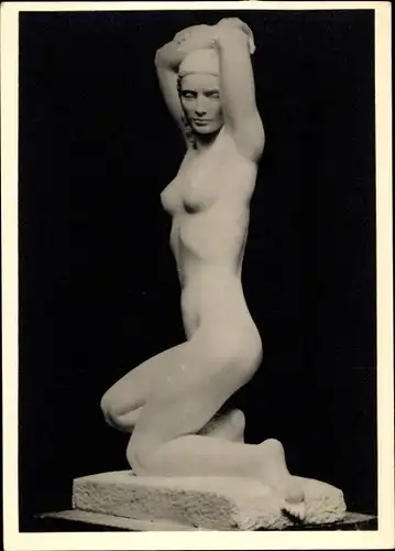 Ak Plastik von Fritz Klimsch, Anadyomene