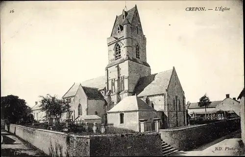 Ak Crépon Calvados, L'Eglise