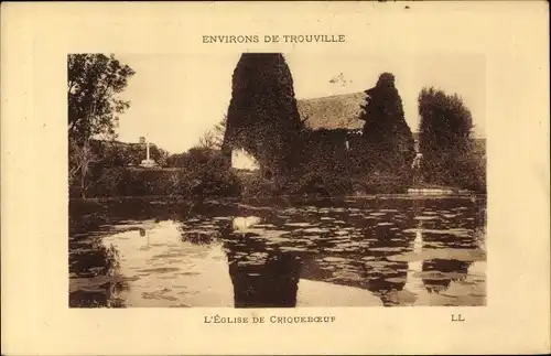 Ak Cricquebœuf Criqueboeuf Calvados, L'Eglise