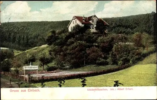 Ak Einbeck in Niedersachsen, Gasthaus Waldschlösschen