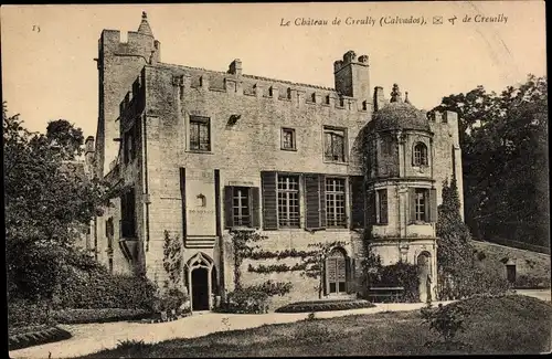 Ak Creully sur Seulles Calvados, Le Chateau